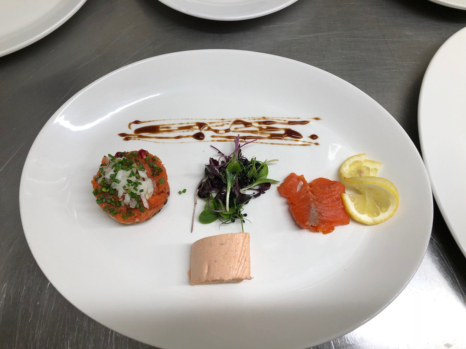Lachsvariation im Hotel Saladina, Gaschurn
