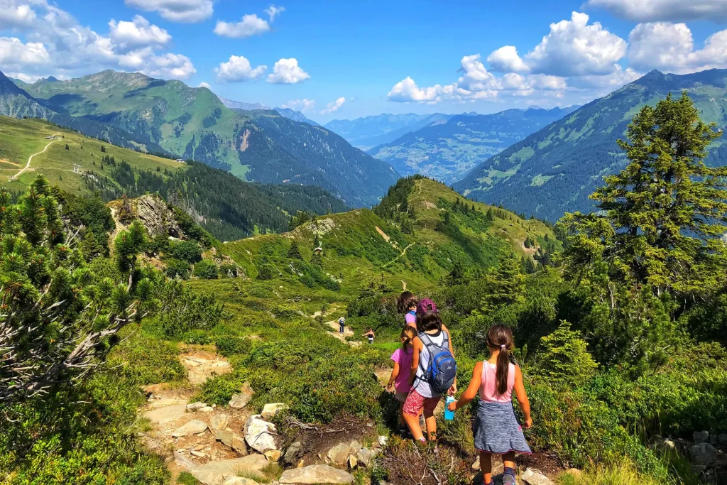 Wanderung mit Kindern Sommer