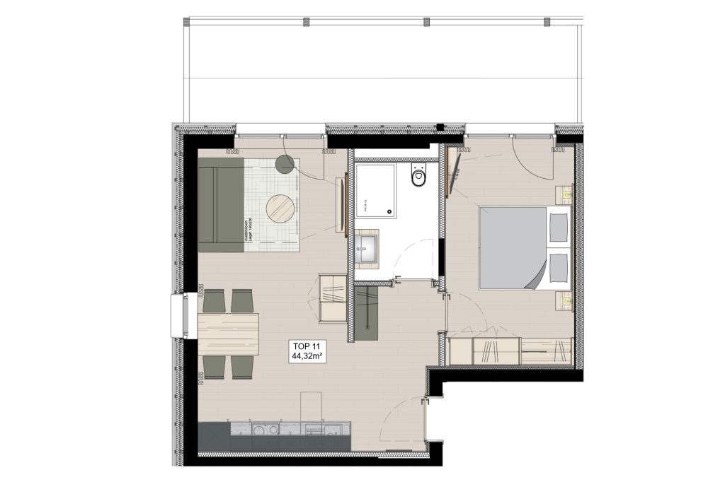 Grundriss Apartment Top 11