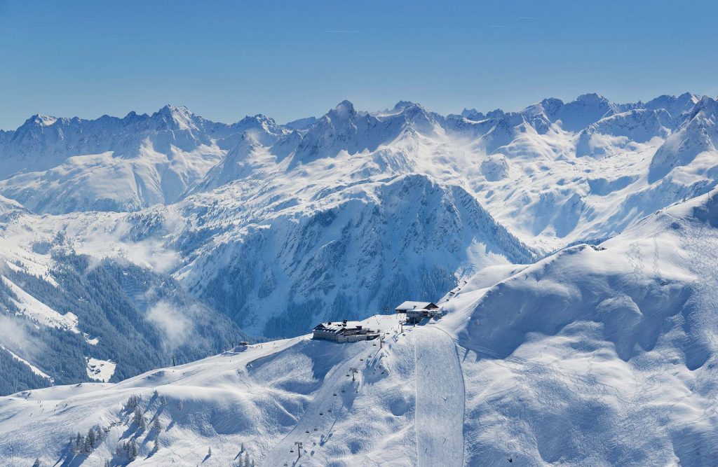 Silvretta Montafon Winterpanorama