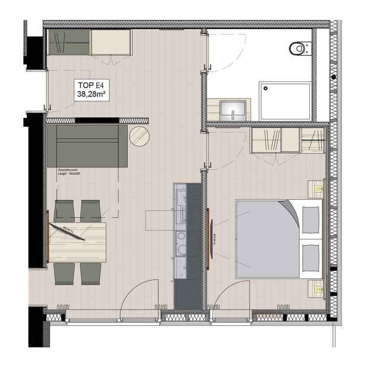 Map Apartment Vermunt E4