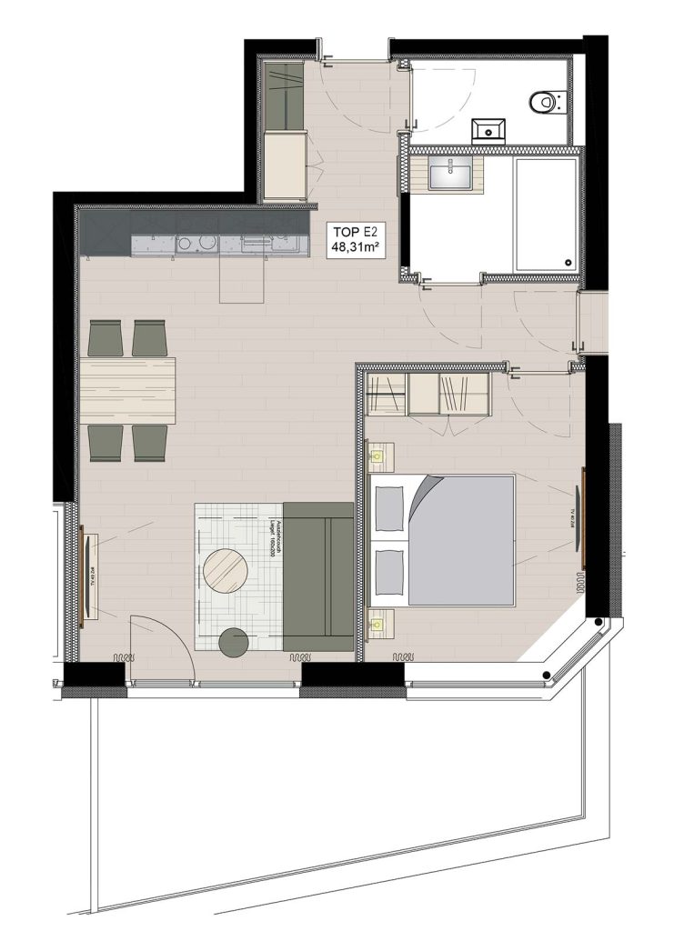 Map Apartment Versettla E2